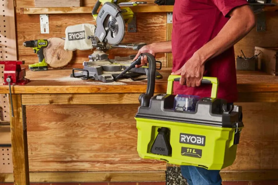 Ryobi RV1811-0 våt- og tørrstøvsuger 18V u/batteri