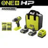 Ryobi ONE+ HP RDD18C-2C20SA32HP bor/skrutrekker m/2 batterier
