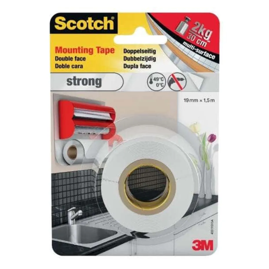 Scotch® kraftig monteringstape