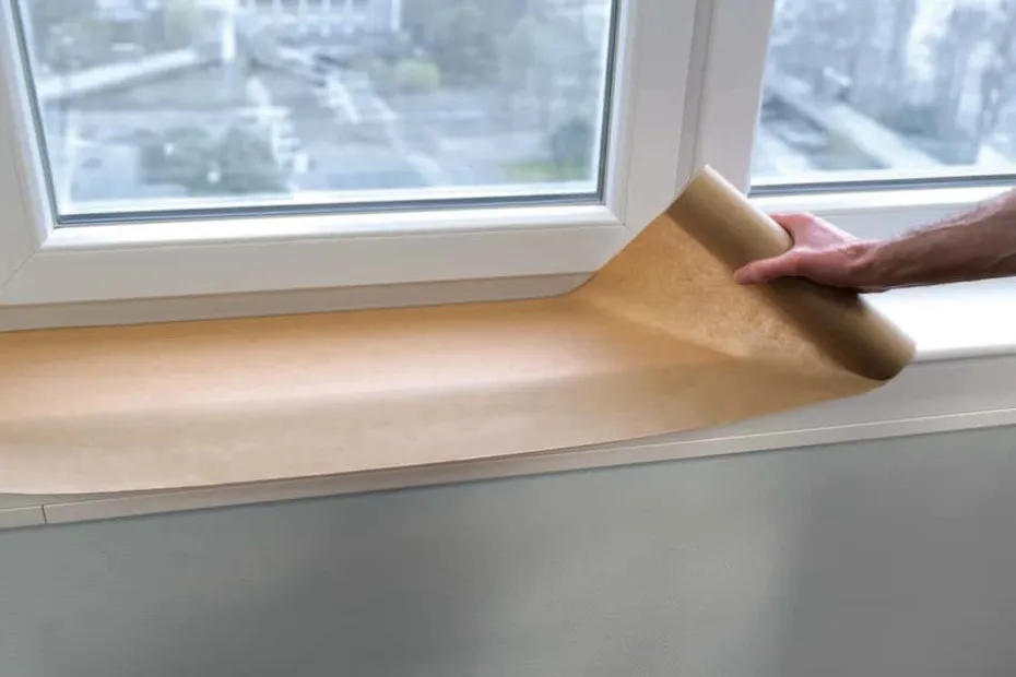 Selvklebende maskingspapir 50 meter