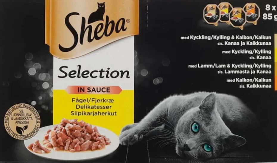 Sheba® Selection Fjærkre Delikatesser 8X85g