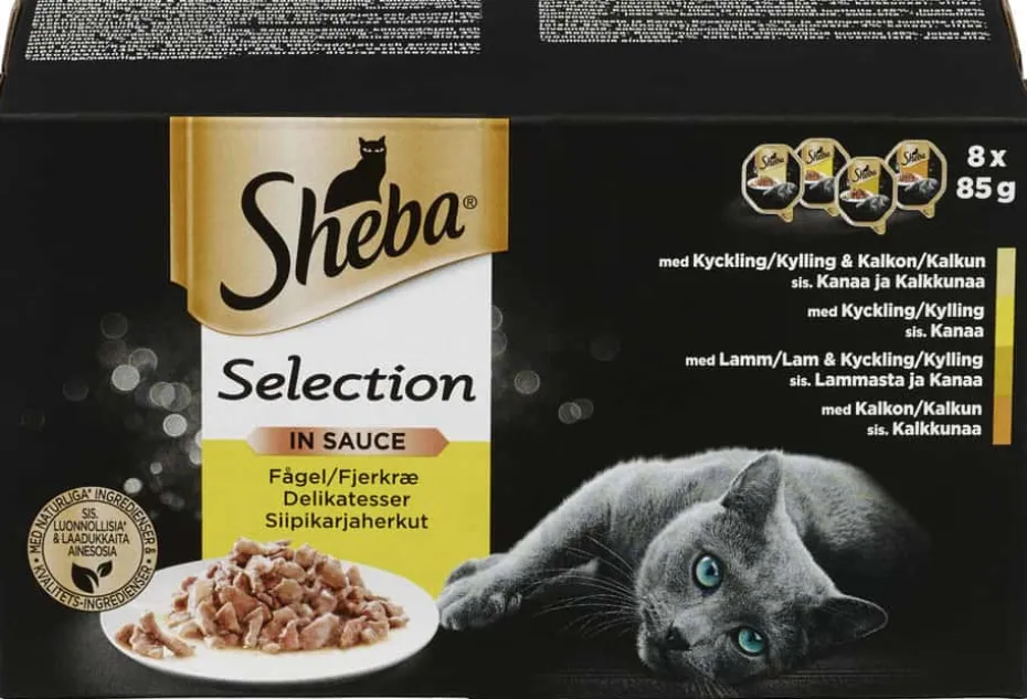 Sheba® Selection Fjærkre Delikatesser 8X85g