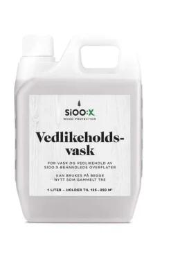 SiOO:X vedlikeholdsvask