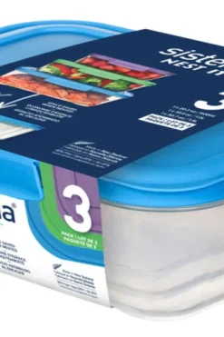 Sistema Nest It matoppbevaringsbokser 3 pk