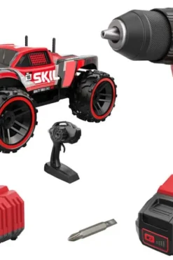 Skil 3021 RC bil og slagdrill m/batteri