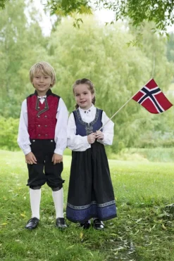 Småtroll Nora festdrakt barn