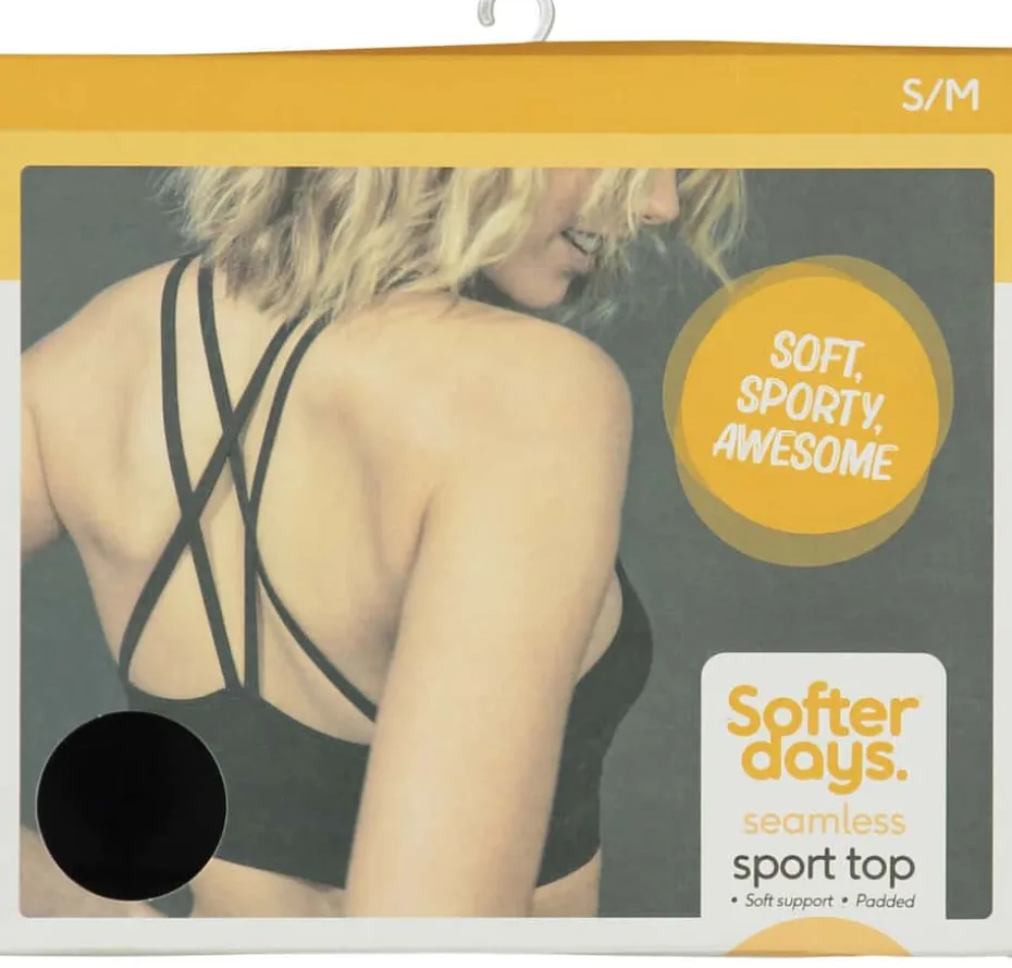 Softer Days Seamless sportstopp dame