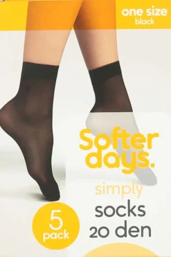 Softer Days Simply sokker 5-pk dame