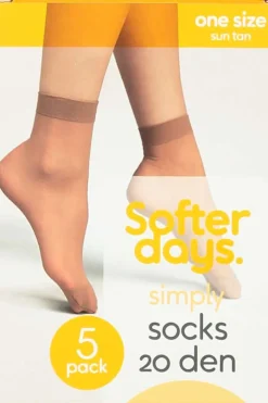 Softer Days Simply sokker 5-pk dame