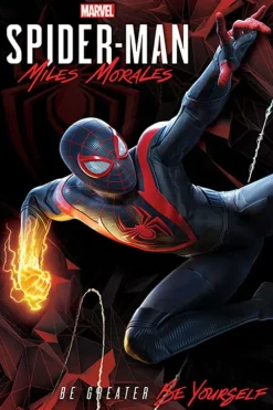 Spider-Man Miles Morales Cybernetc Swing plakat