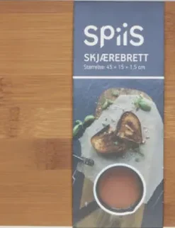 SPiiS skjærebrett i bambus