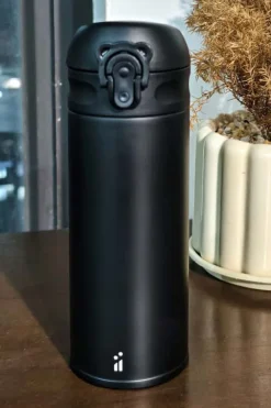 Spiis Termokopp To Go Black Thermos