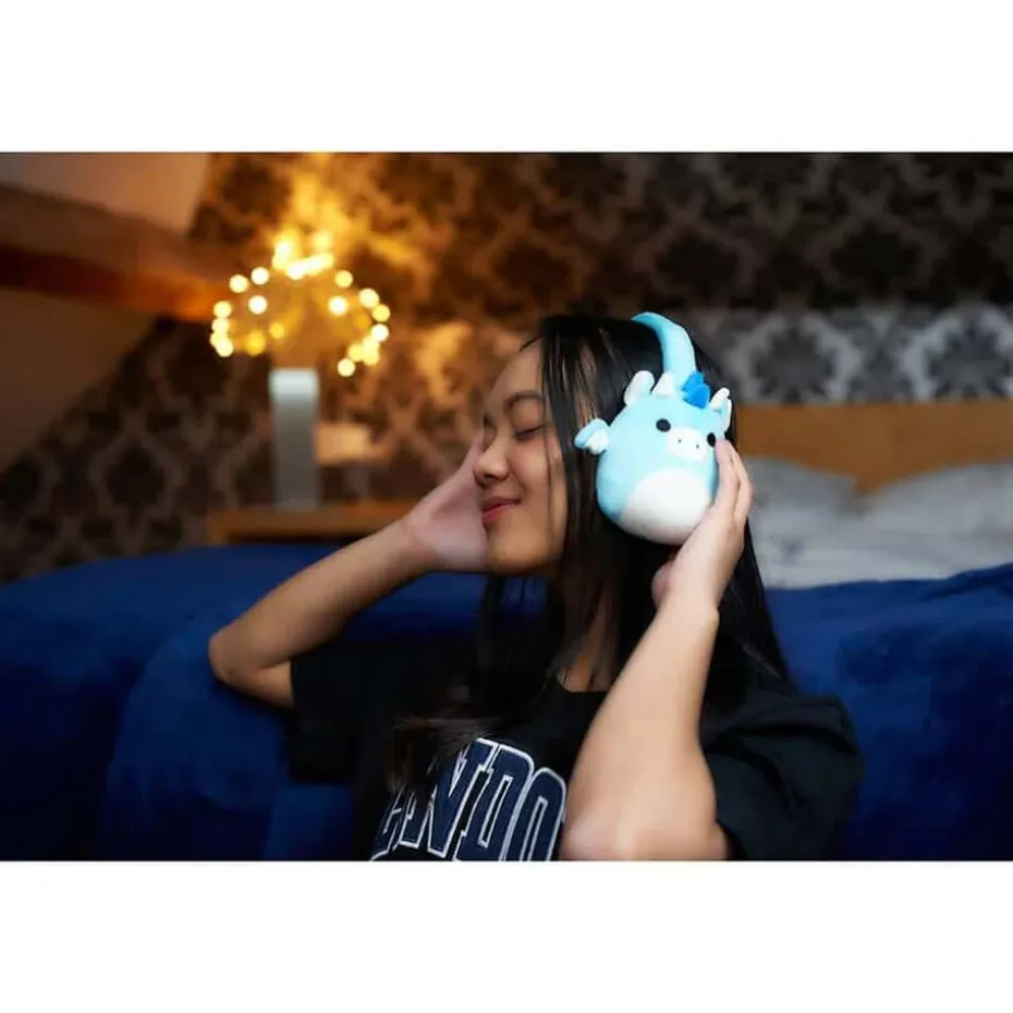 Squishmallows® Plush trådløse on-ear hodetelefoner