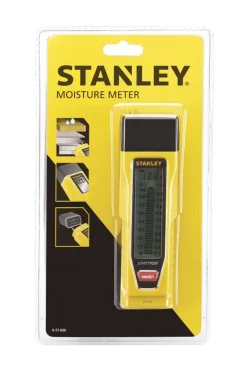 STANLEY Fuktmåler for tre og byggematerialer. LCD-skjerm.