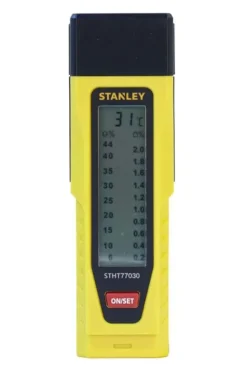 STANLEY Fuktmåler for tre og byggematerialer. LCD-skjerm.