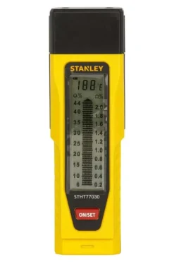 STANLEY Fuktmåler for tre og byggematerialer. LCD-skjerm.