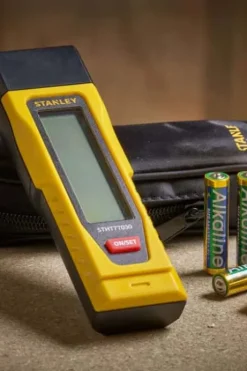 STANLEY Fuktmåler for tre og byggematerialer. LCD-skjerm.