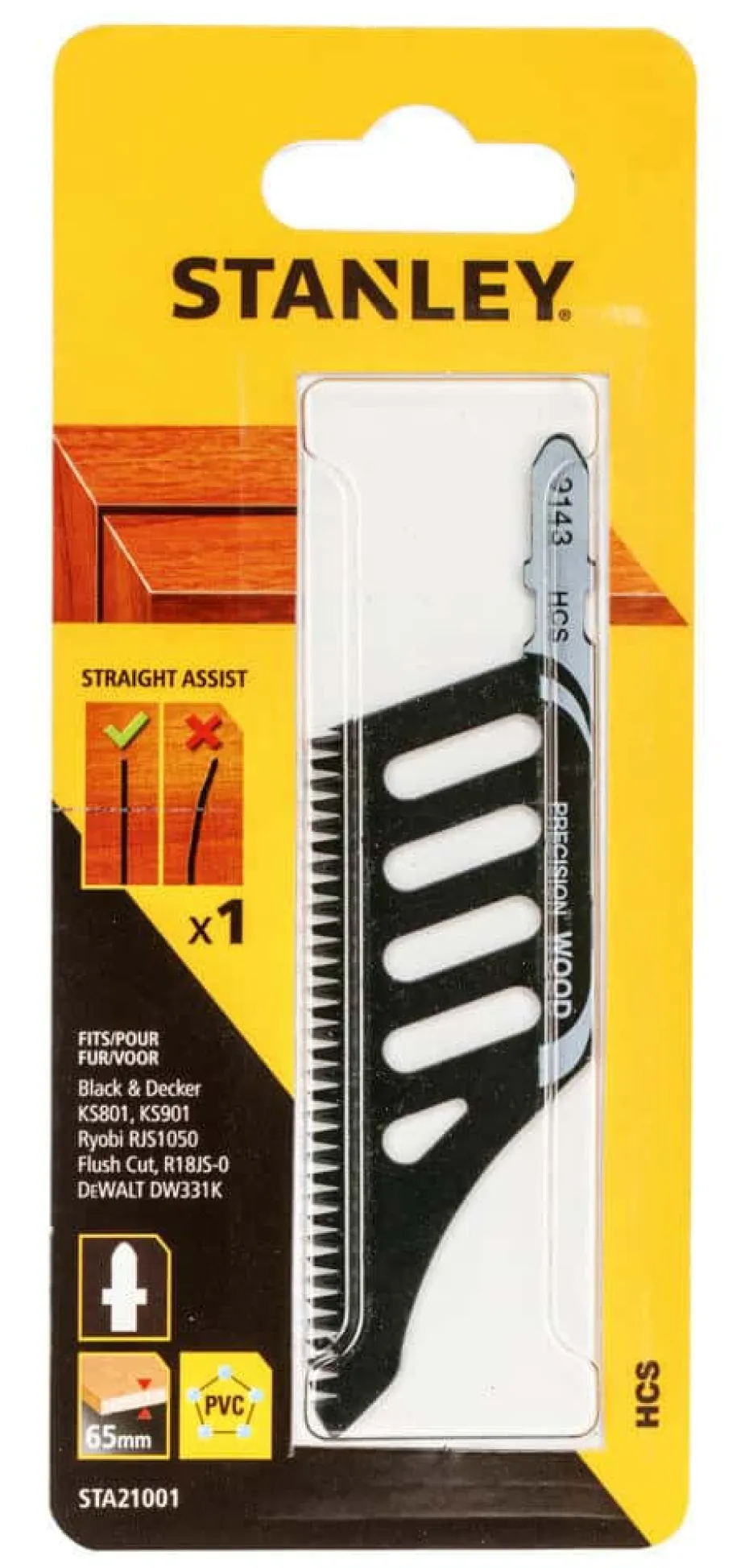 Stanley STA21001 HCS stikksagblad