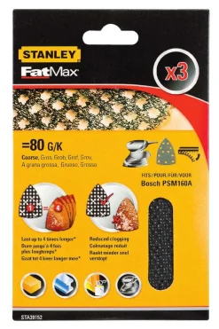 Stanley STA39152 slipepapir 5-pk