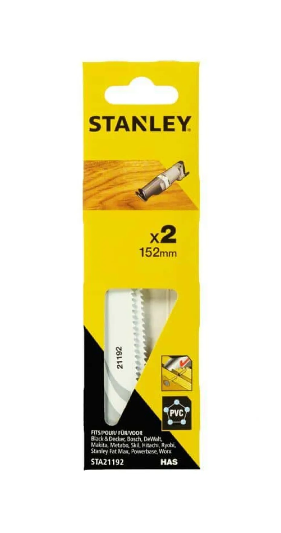 Stanley STA21192 bajonettsagblad