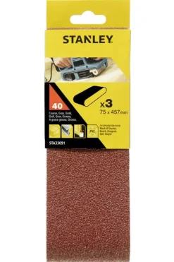 Stanley STA33091 slipebånd 3-pk
