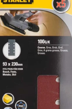 Stanley STA31131 slipepapir 5-pk