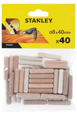 Stanley STA66432 treplugger 8 mm 40-pk
