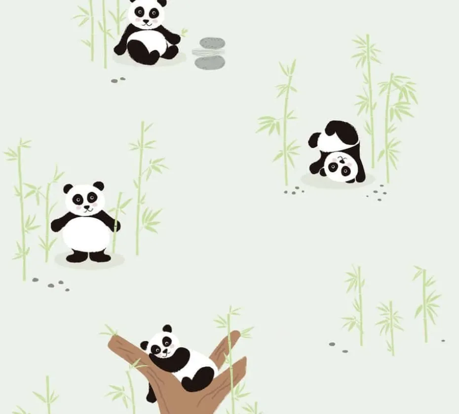 Storeys Barn panda tapet