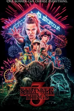 Stranger Things Summer of 85 plakat