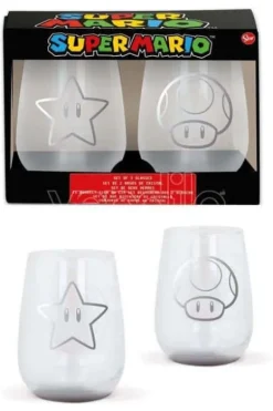 Super Mario™ drikkeglass 2pk