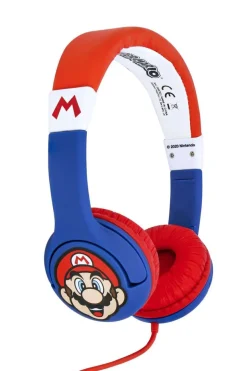 Super Mario kablede on-ear hodetelefoner