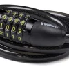Sykkellås m/kode Habo 803-13 Sort