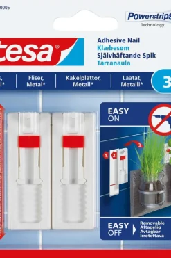 tesa® Powerstrips fliser og metall 3 kg limspiker 2-pk