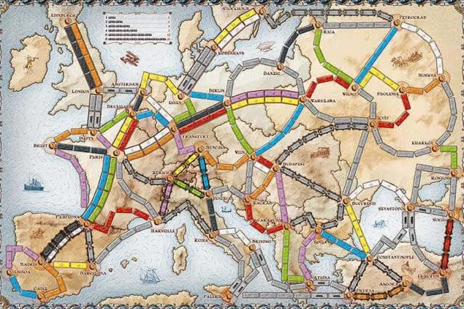 Ticket to Ride Europa brettspill