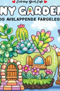 Tiny Gardens fargeleggingsbok