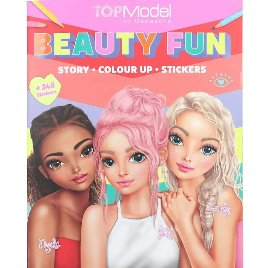 TOPModel BEAUTYFUN fargeleggingsbok