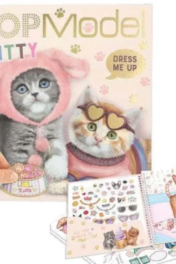 TOPModel Dress Me Up klistremerkebok KITTY