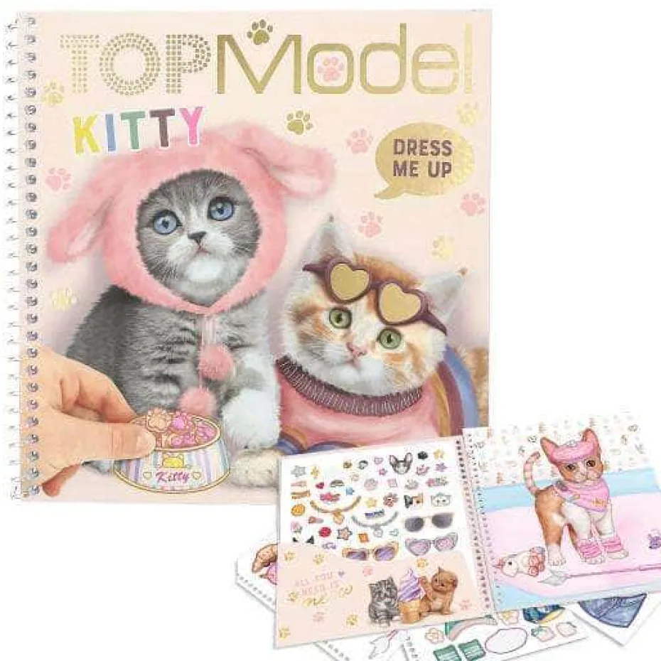TOPModel Dress Me Up klistremerkebok KITTY