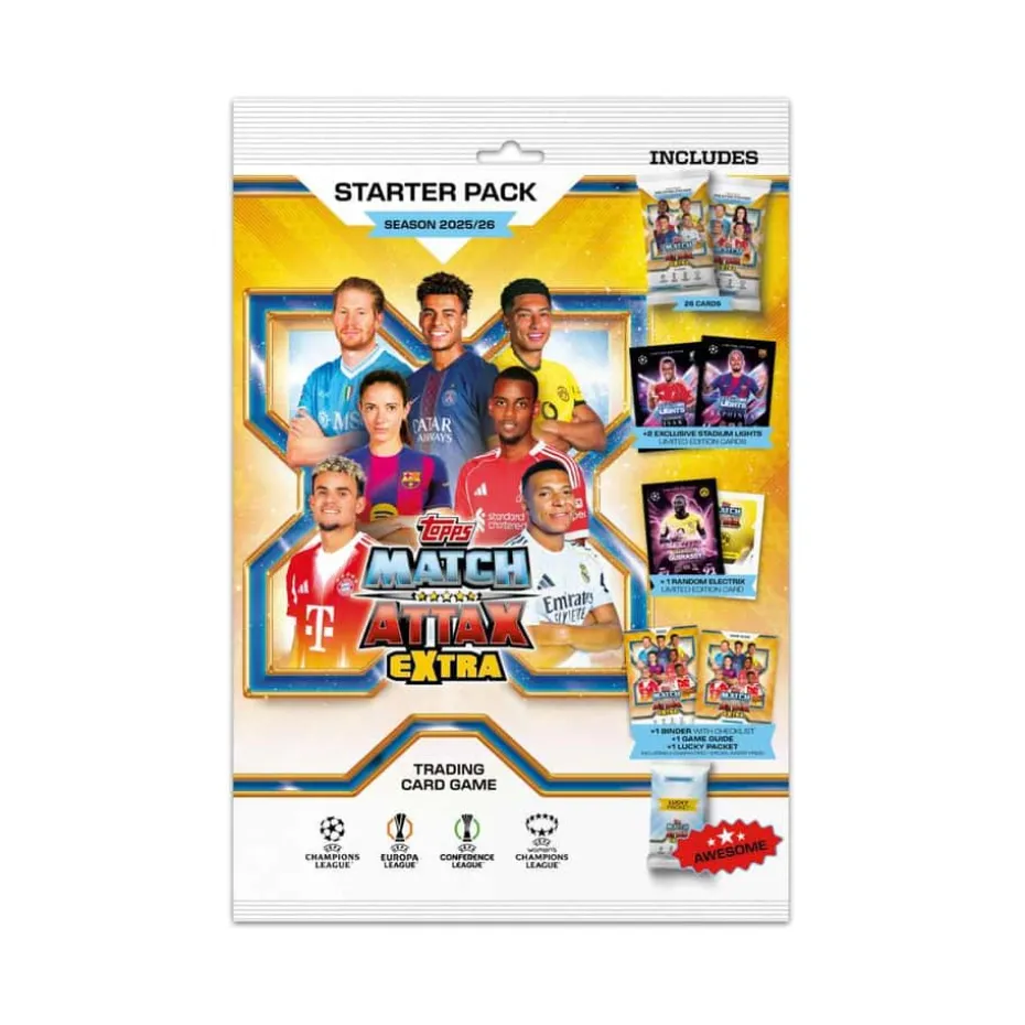 Topps Match Attax Extra 2025/26 Starter Pack samlekort