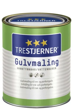 TreStjerner 80/helblank gulvmaling