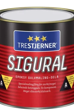 TreStjerner Sigural epoxy del A gulvmaling