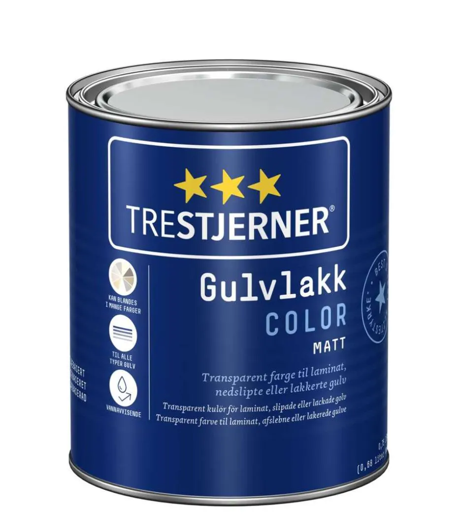 Trestjerner Color gulvlakk 0,68 liter