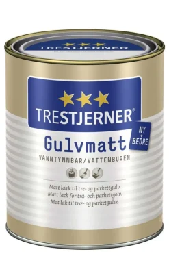 Trestjerner gulvmatt