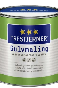 TreStjerner 40/halvblank gulvmaling