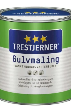 TreStjerner 80/helblank gulvmaling