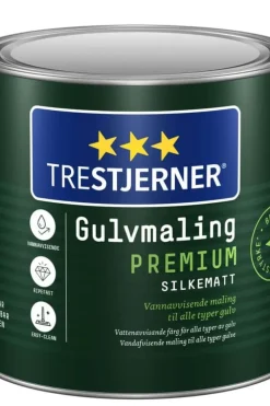 Trestjerner 15/slilkematt Premium gulvmaling