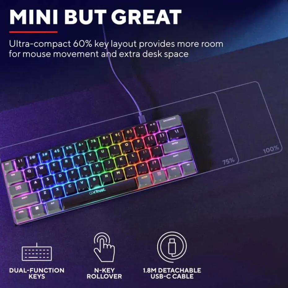Trust GXT 867 ACIRA gamingtastatur