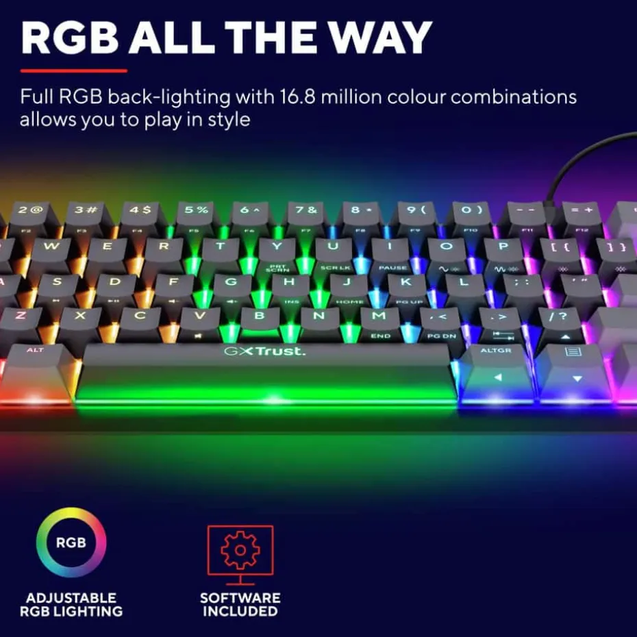 Trust GXT 867 ACIRA gamingtastatur