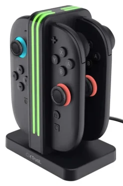 Trust GXT1256 4-i-1 ladestasjon for Nintendo Switch™ Joy-Con™ 2