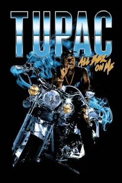 Tupac All Eyez On Me Motorcycle plakat
